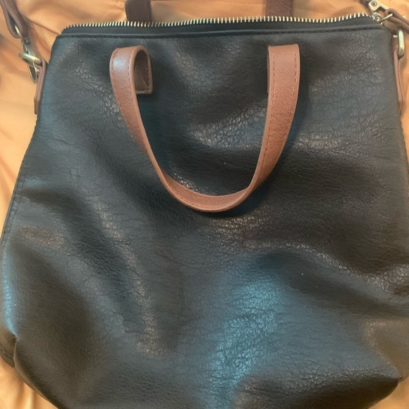 Antika Kraft black & tan crossbody - Picture 3 of 6